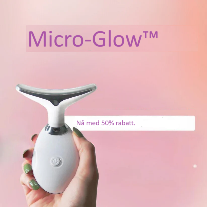 Micro-Glow™ for forbedring av huden | BLACK FRIDAY TILBUD: 50% RABATT + GRATIS FRAKT!